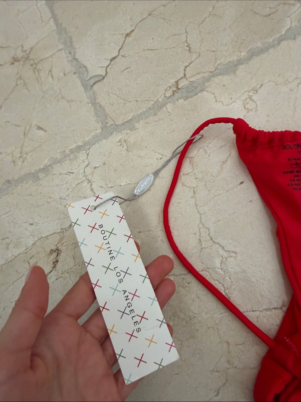 Red String Bikini Bottom - Picture 3 of 5